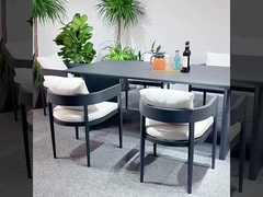Bàn và ghế ngoài trời tùy chỉnh, biệt thự, sân, chống nước ngoài, bảo vệ mặt trời, tất cả