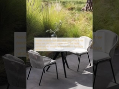 Bàn và ghế ban công ngoài trời Bắc Âu ba bộ, ghế rattan sân, kết hợp bàn trà, đồ nội thất ngoài trời giải trí đơn giản ghế rattan