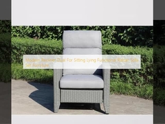 Modern Recliner Dual For Sitting Lieing Functional Rattan Sofa Set Nội thất